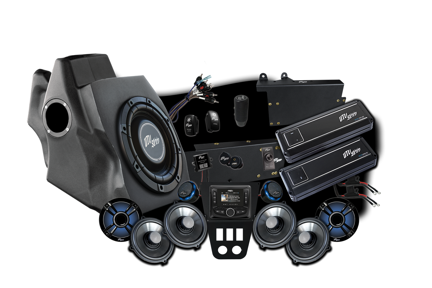 '20-'24 RZR® Pro Series Signature Stage 7 Stereo Kit | UTVS-PRO-S7-S
