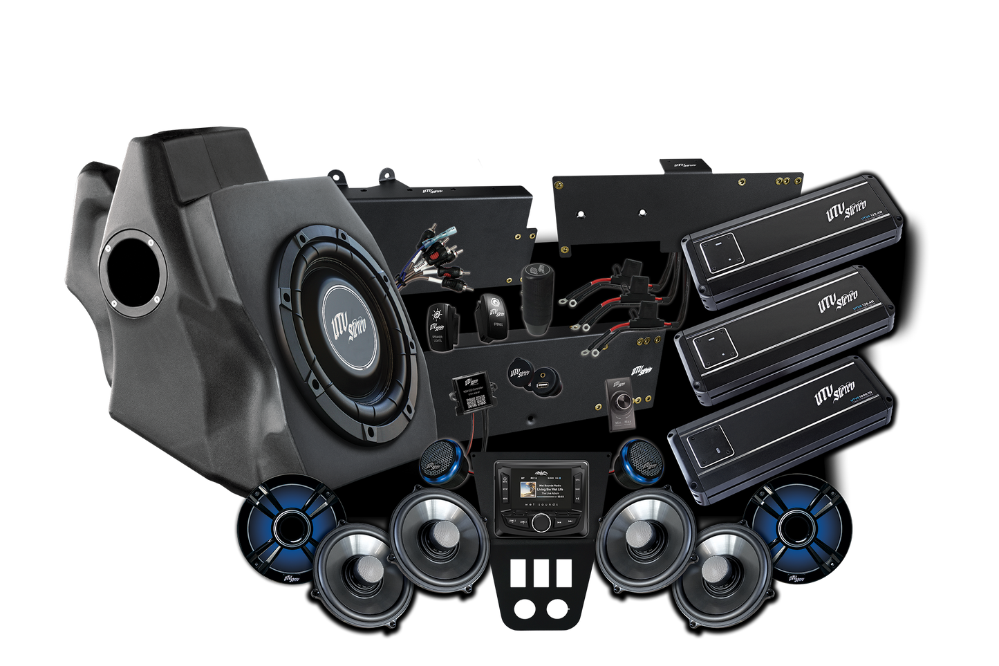 '20-'24 RZR® Pro Series Signature Stage 8 Stereo Kit | UTVS-PRO-S8-S