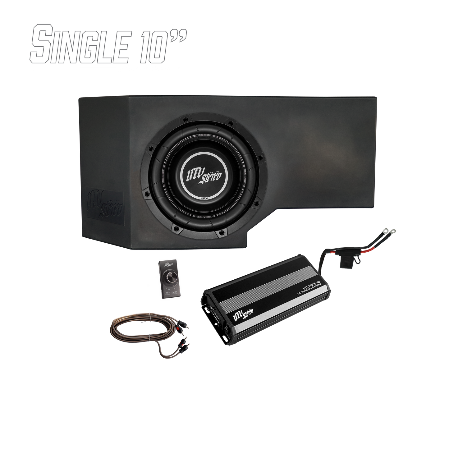 Can-Am® Defender HD11 500W Single 10" Subwoofer Kit | UTVS-DEF2-500-1-GO