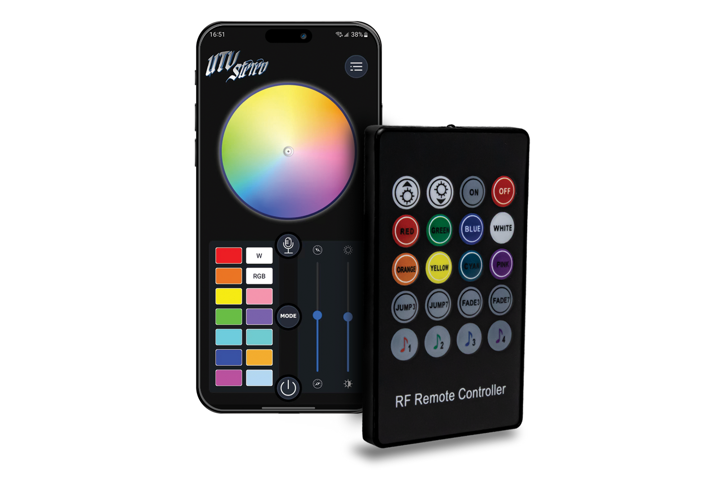 Pro Series 1" Tweeter w/ Built In RGB LED (Pair) | UTVS-PTW Ranger 1500