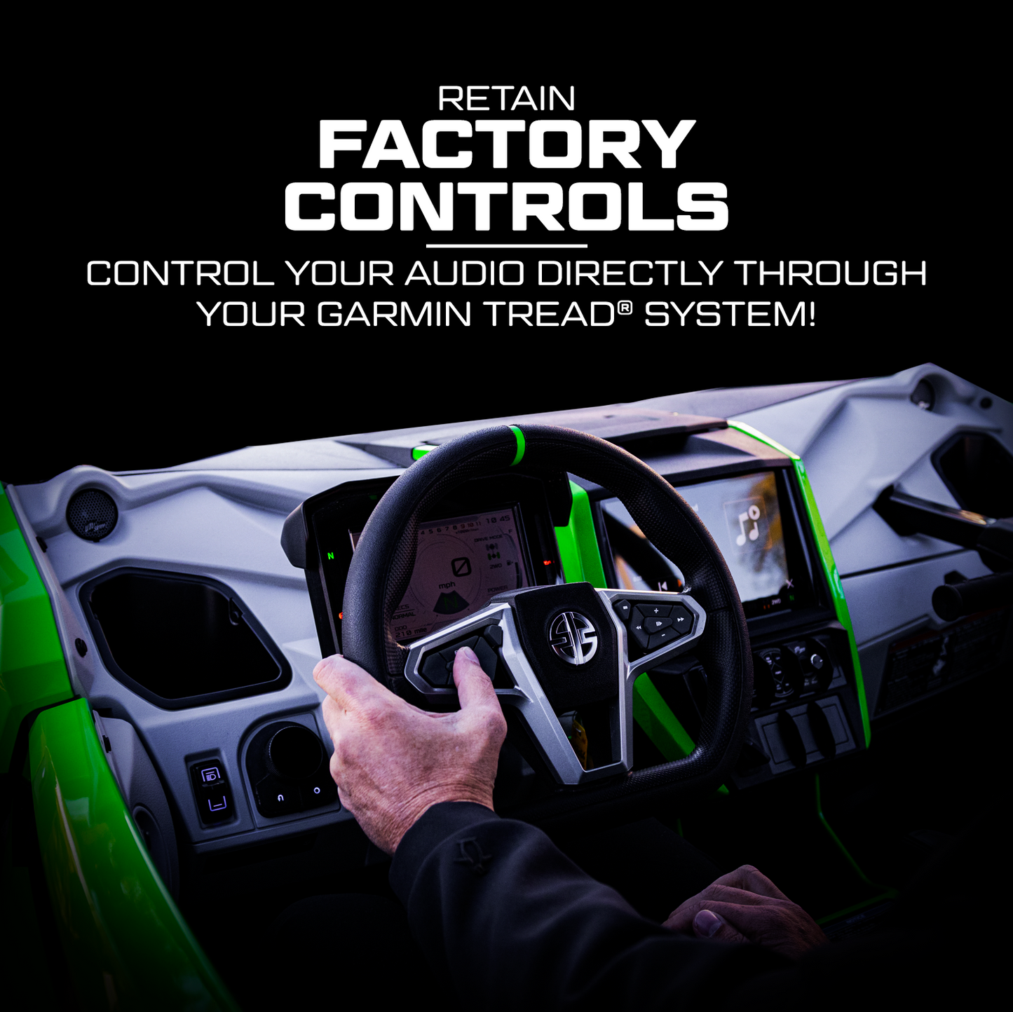 KAWASAKI® TERYX H2 GARMIN TREAD® Elite Stage 6 Stereo Kit | UTVS-H2-S6-GRM