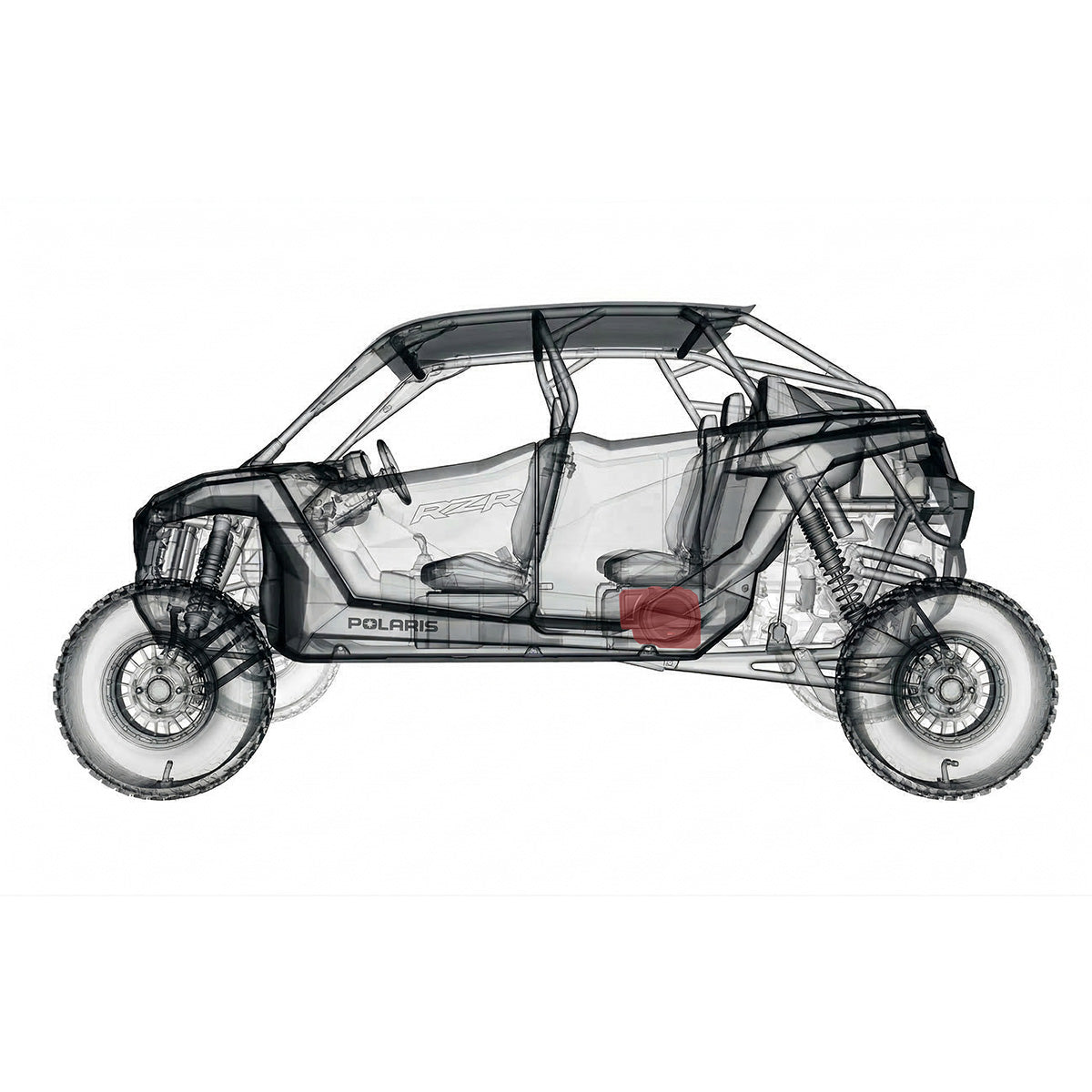 2026 Polaris RZR Pro R 4 Ultimate Plug-&-Play Rear-Seat 10in Subwoofer | Factory Audio Add-On
