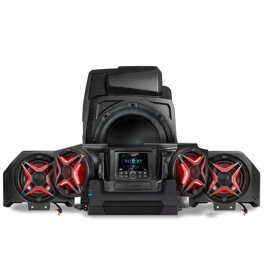 2020-2024 Polaris® RZR PRO Series Phase-5 V-Spec 5-Speaker 1400watt System w/MRB4