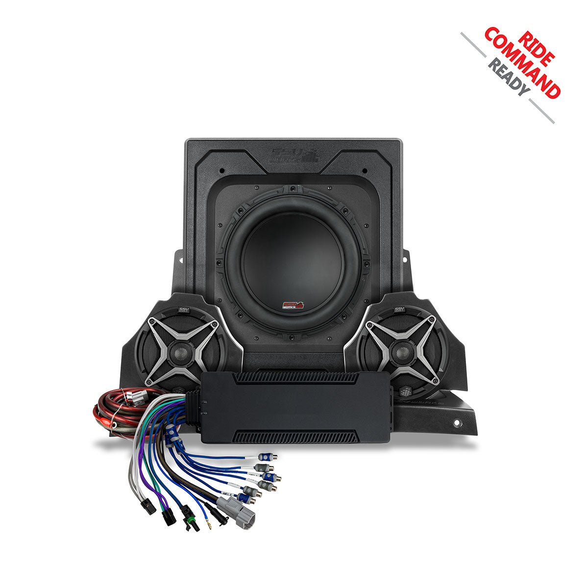 2018-2025 Polaris® Slingshot Phase-3 A-Spec 1400watt 3-Speaker Audio-System for Ride Command
