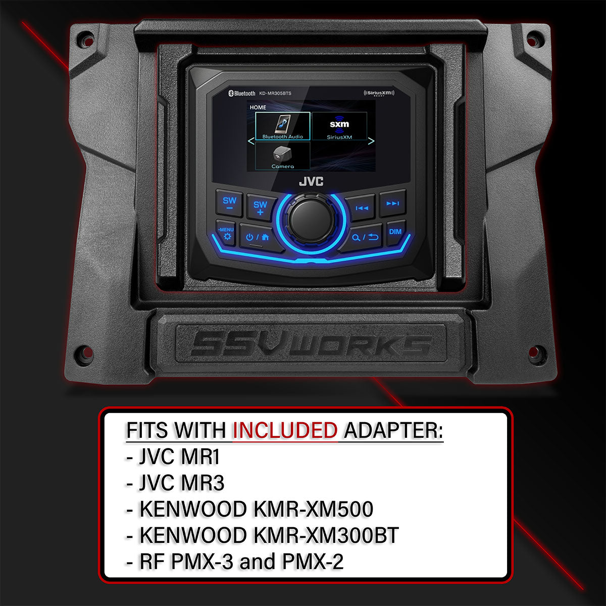 2020-2026 Kawasaki Teryx KRX1000 Multi-Media Receiver Dash Kit