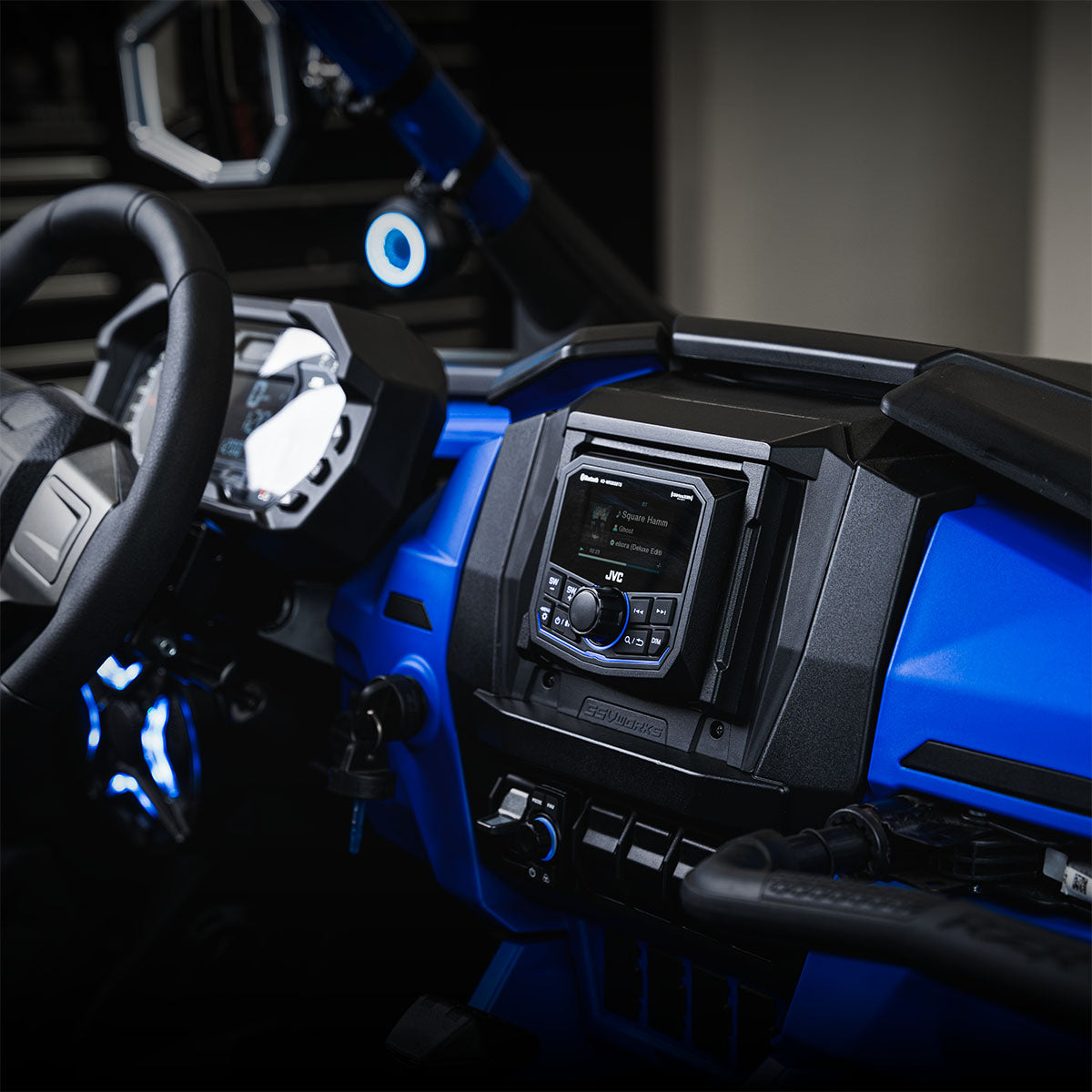 2025-2026 Polaris® RZR Pro R / Pro S / Pro XP Phase-5 V-Spec 7-Speaker Plug-&-Play Kit w/MRB4 Radio