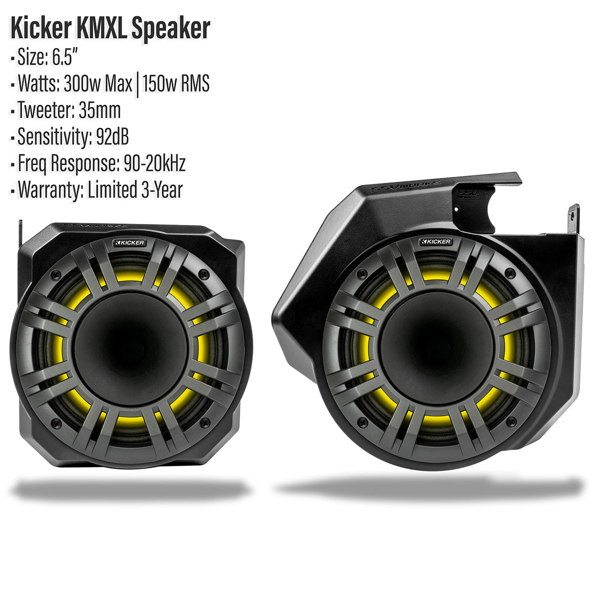 2025-2026 Polaris® RZR Pro R / Pro S / Pro XP Front 6.5" Dash Speaker Pods