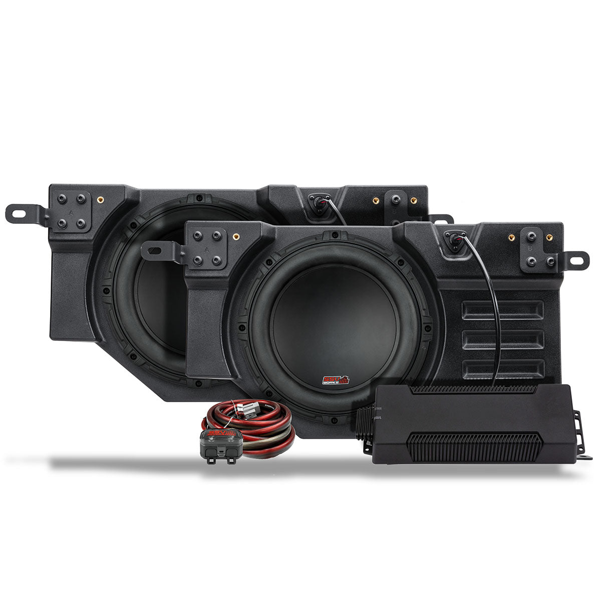 2026 Can-Am® Defender HD11 Plug-&-Play 10" Ported Subwoofer Add-On Kit