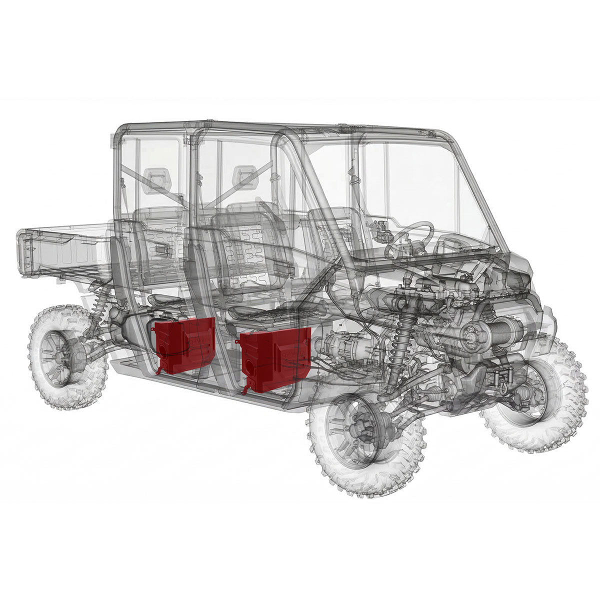 2026 Can-Am® Defender HD11 Plug-&-Play 10" Ported Subwoofer Add-On Kit