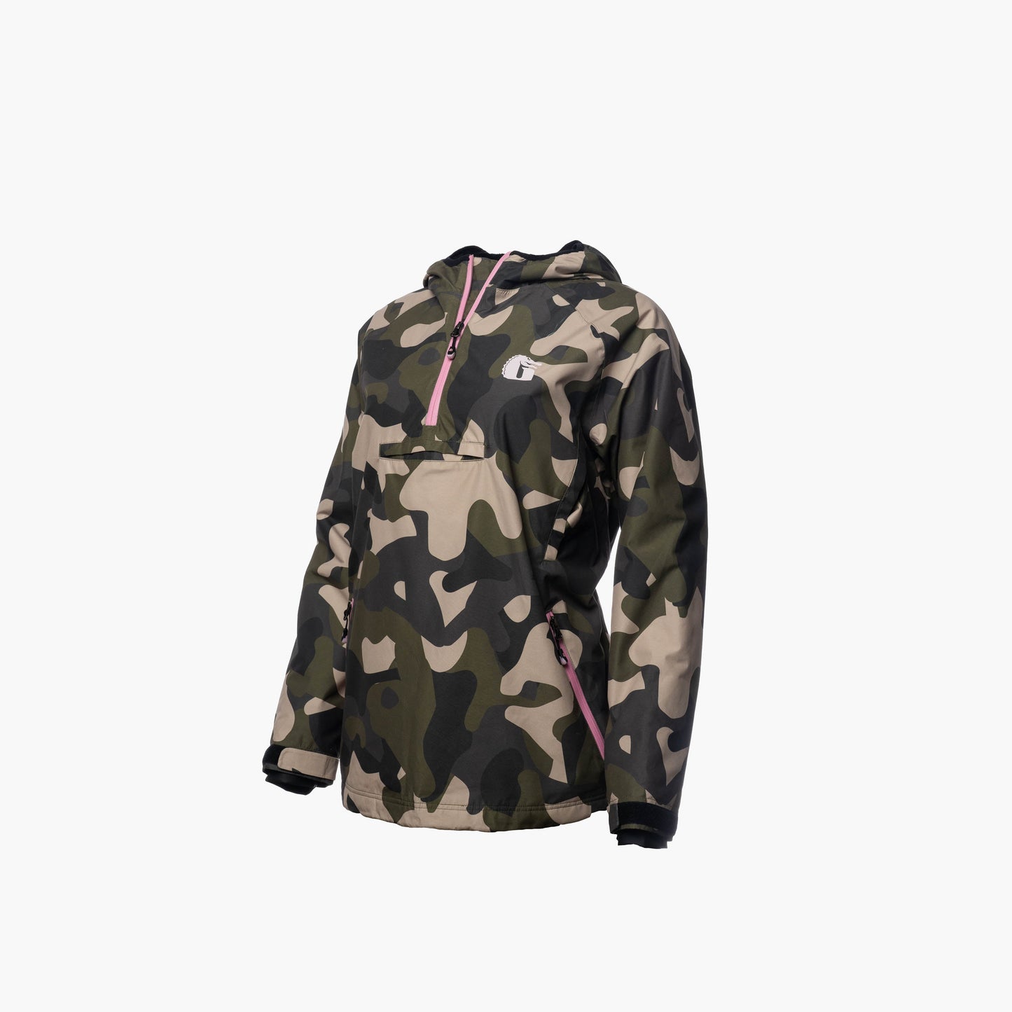 Waterproof 1/2 Zip Bog Hoodie | Womens - Woodland