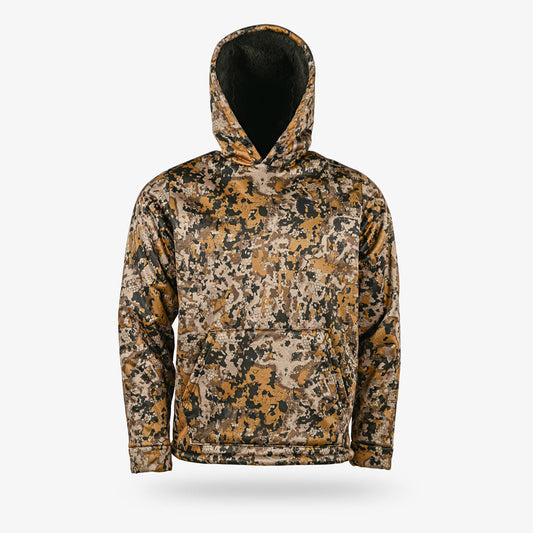Heavy Weight Sherpa Hoodie | Mens - 7 Brown