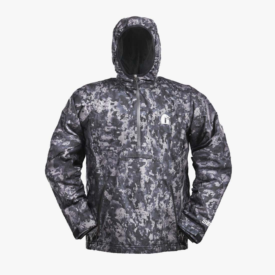 Waterproof 1/2 Zip Bog Hoodie | Mens - 7 Black