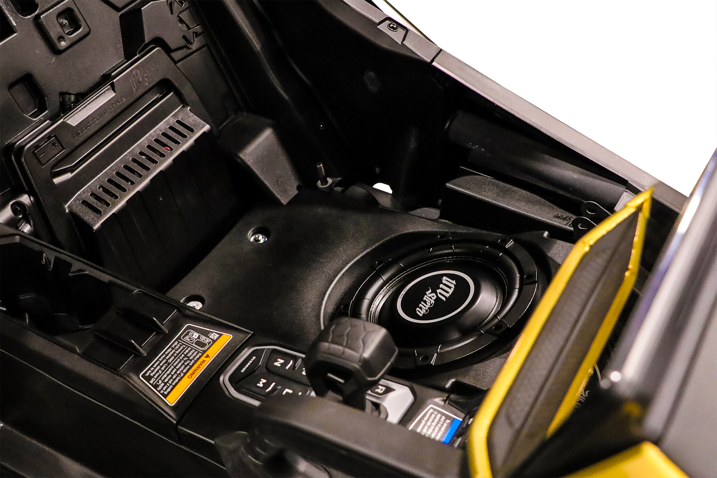 Can-Am® Maverick R 10" Front Driver Subwoofer Enclosure (2-SEAT MODELS) – Unloaded | UTVS-R-ENC-DRIVER-2