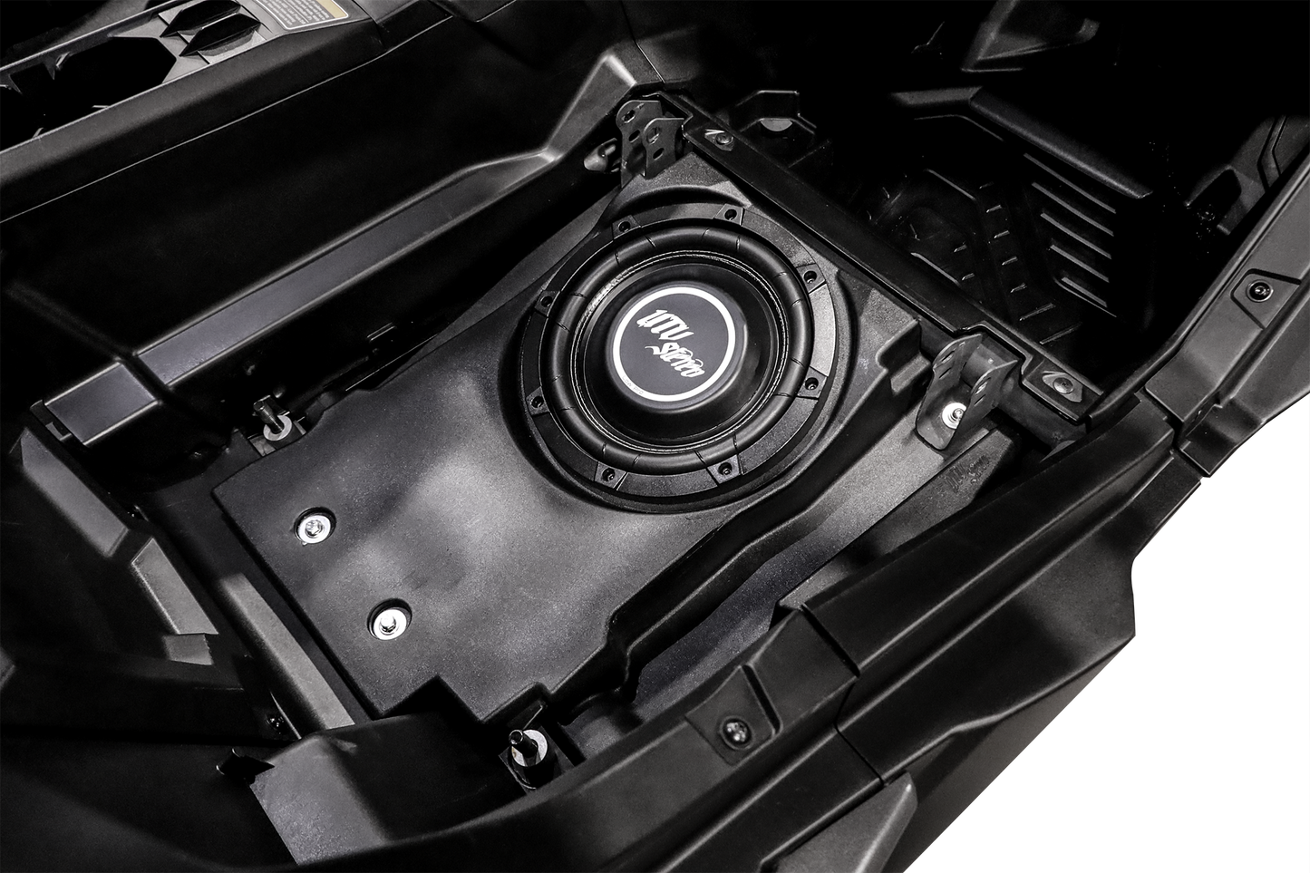Can-Am® Maverick R 10" Front Passenger Subwoofer Enclosure (2-SEAT MODELS) – Unloaded | UTVS-R-ENC-PASS-2