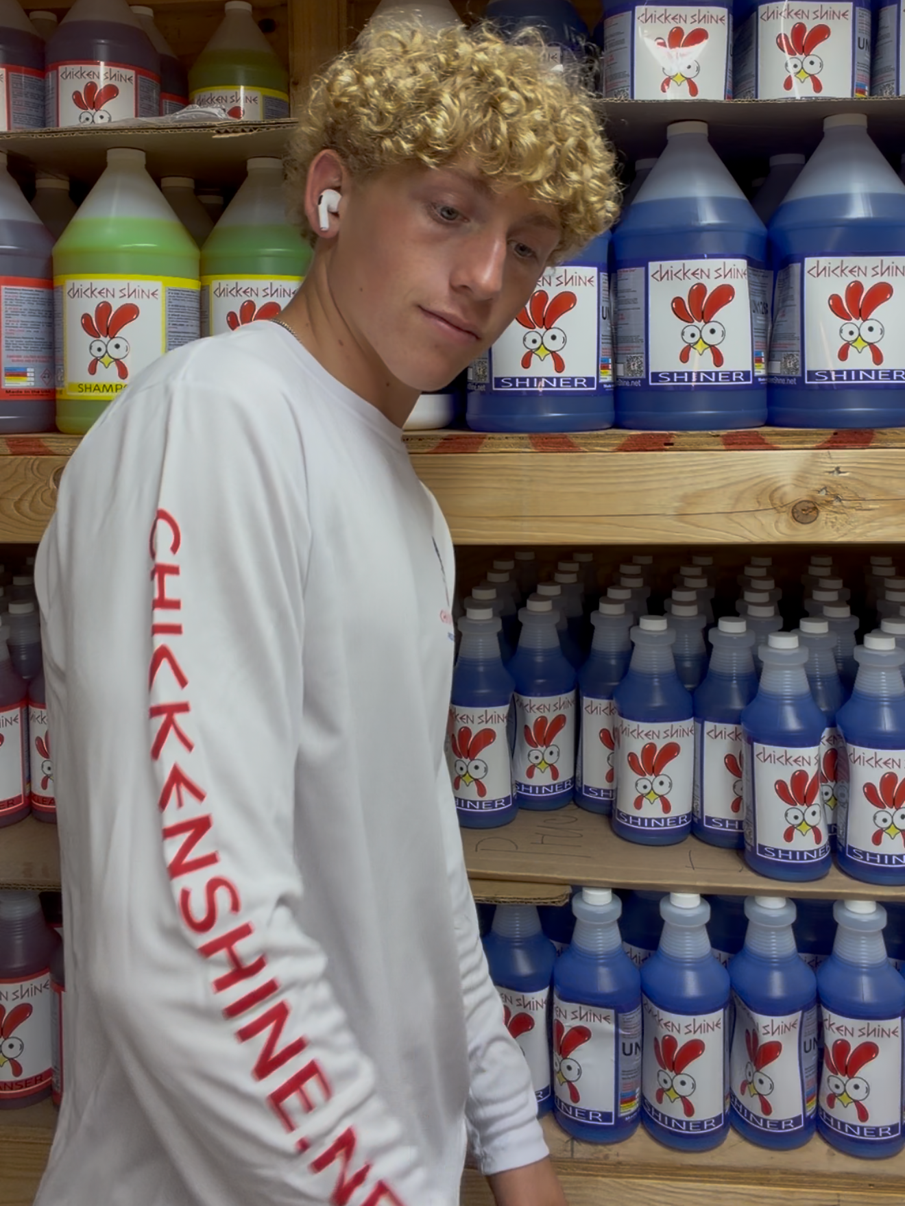Chicken Shine Patriot Performance Long Sleeve