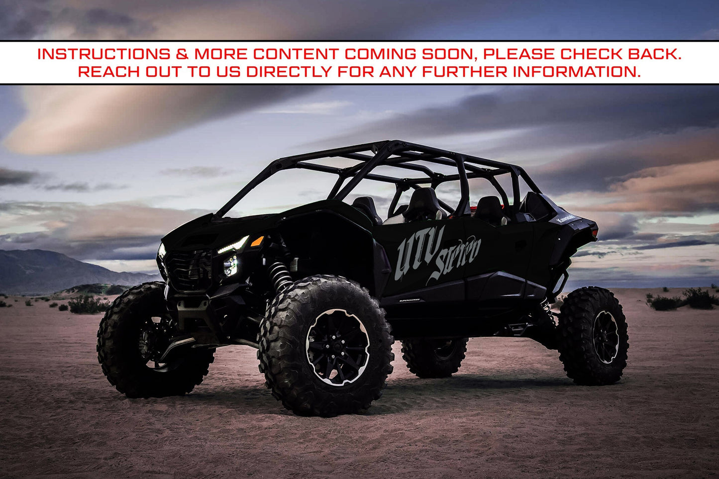 Kawasaki® Teryx H2 Lower Amplifier Mount | UTVS-H2-AMPMT-LW