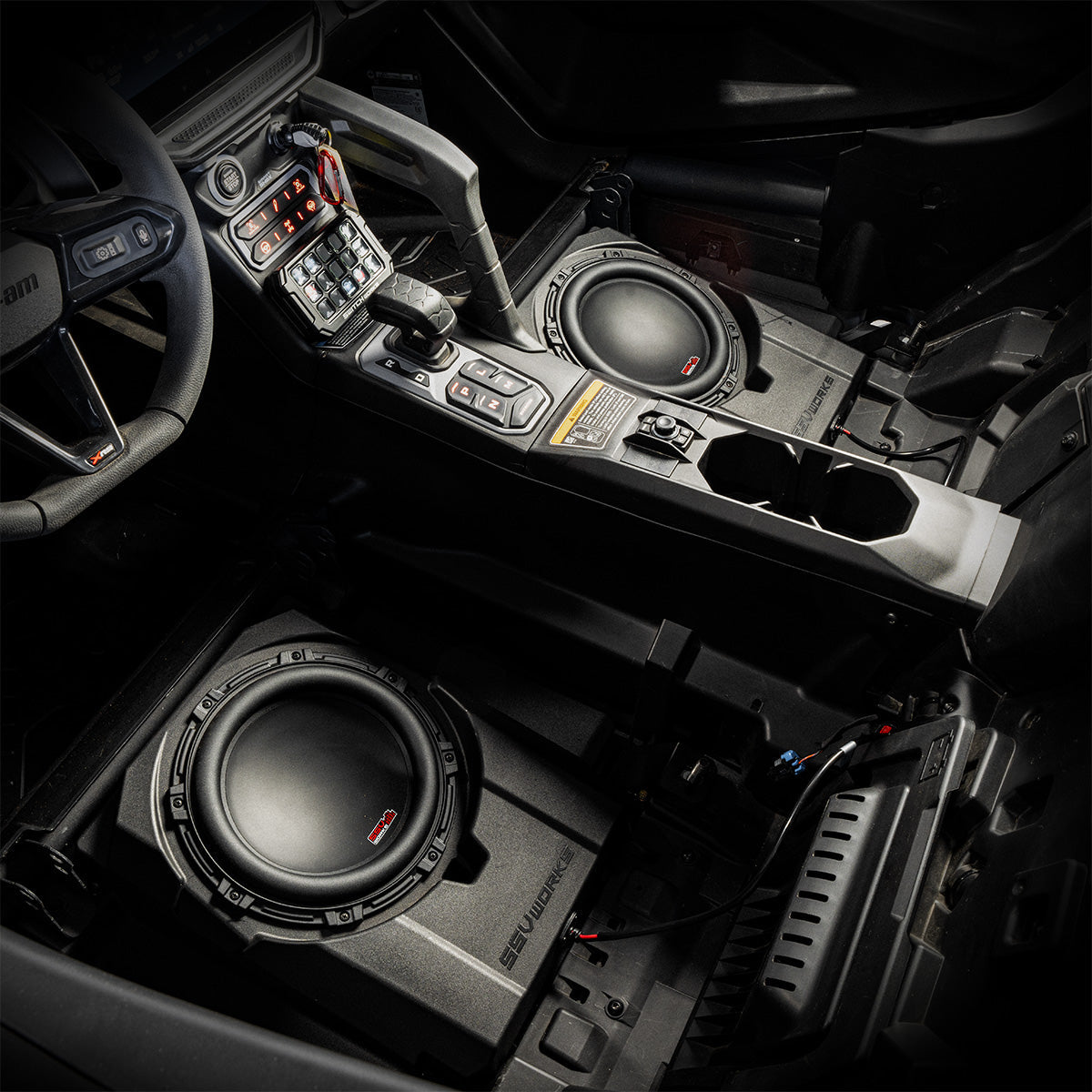 2024-2026 CanAm® Maverick R / R Max Front-Seat (LH or RH) 10" Subwoofer Enclosure