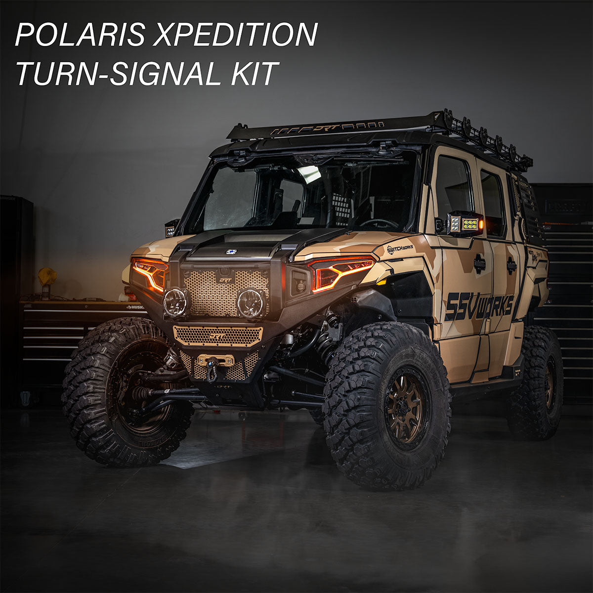 Turn-Signal Plug-&-Play Kit | 2024-2026 Polaris Xpedition | Sequential Front LED Lights w/Taillight Integration