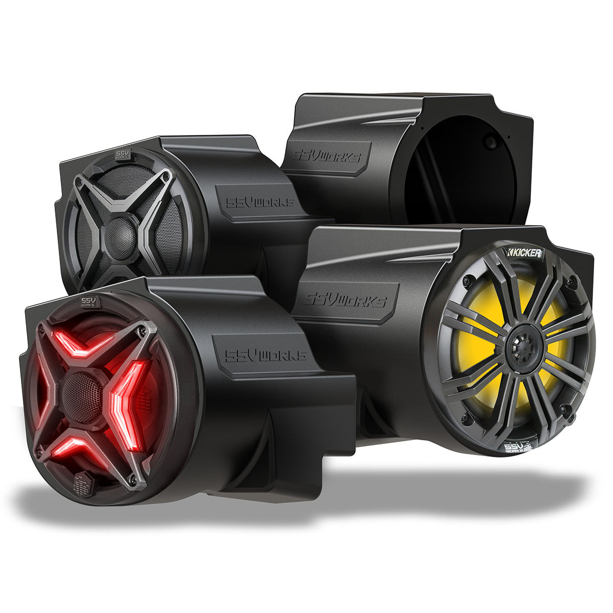 2020-2024 Polaris® RZR Pro Series In-Dash 6.5" Speaker-Pods Braden