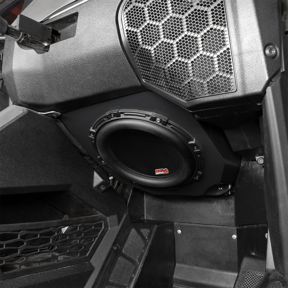 2020-2024 Polaris RZR Pro R / Turbo R / Pro XP Under-Dash 10" Sealed Subwoofer-Enclosure (Unloaded)