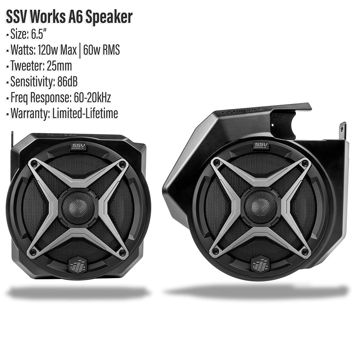 2025-2026 Polaris® RZR Pro R / Pro S / Pro XP Front 6.5" Dash Speaker Pods