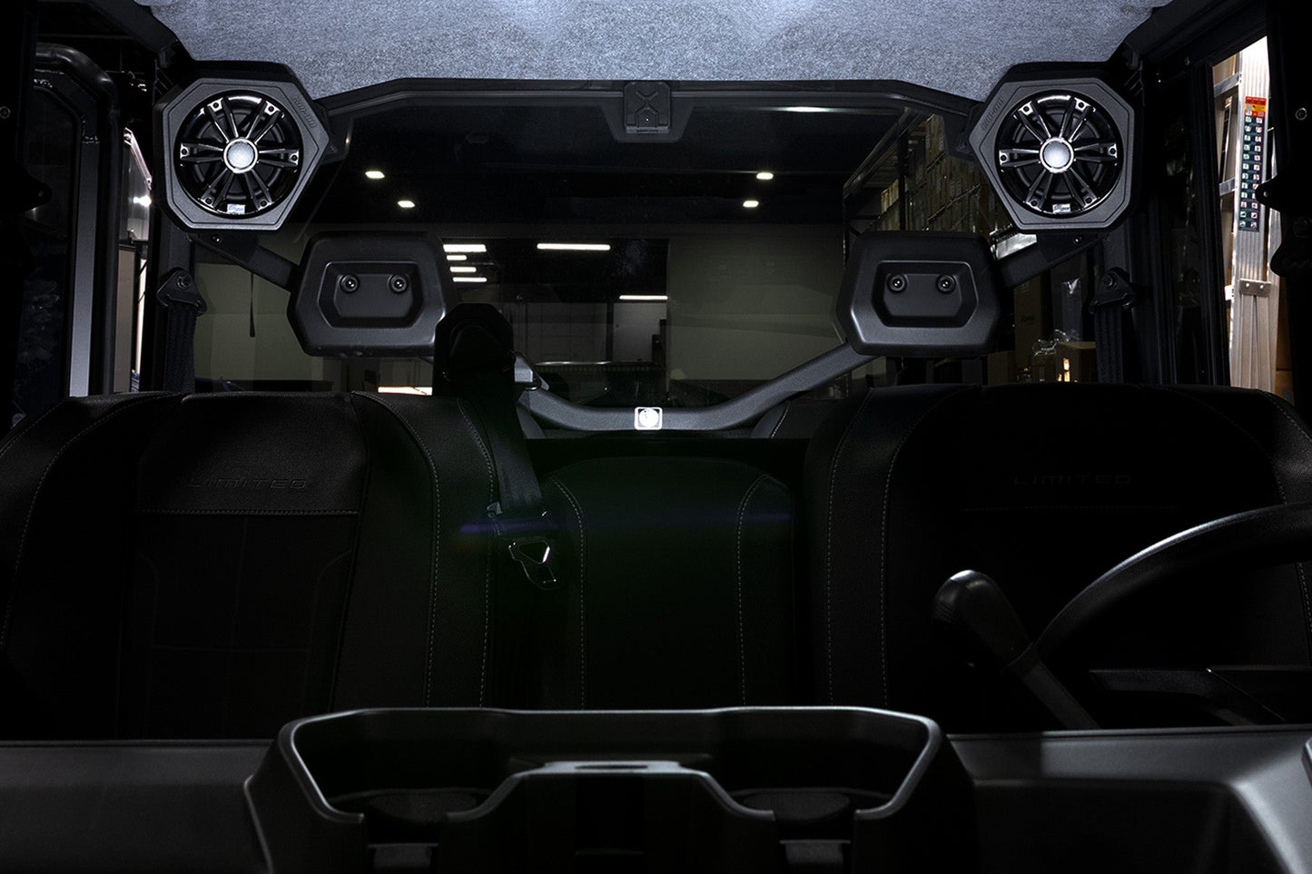 Can-Am® Defender HD11 BRP GO! Dual Subwoofer Stage 7 Stereo Kit | UTVS-DEF2-S7-GO