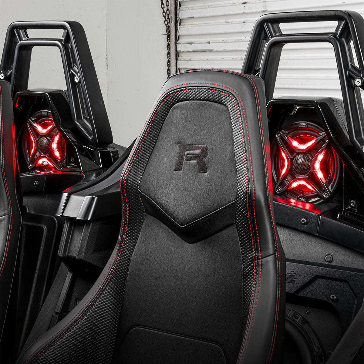 2018-2025 Polaris® Slingshot Phase-6 K-Spec 1400watt 5-Speaker Audio-System for Ride Command