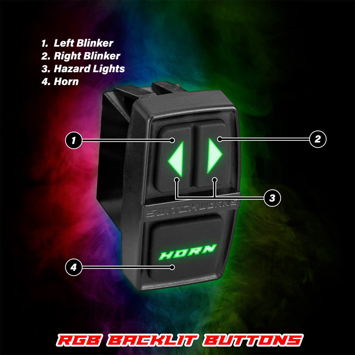 Turn-Signal Plug-&-Play Kit | 2020-2026 Can-Am Defender | Front Fang Lights w/Taillight Integration