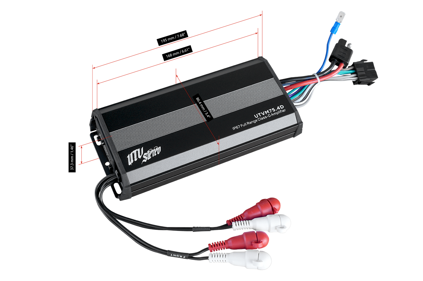 M-Series 600W 4-Channel Amplifier | UTVM-75.4D KAWASAKI