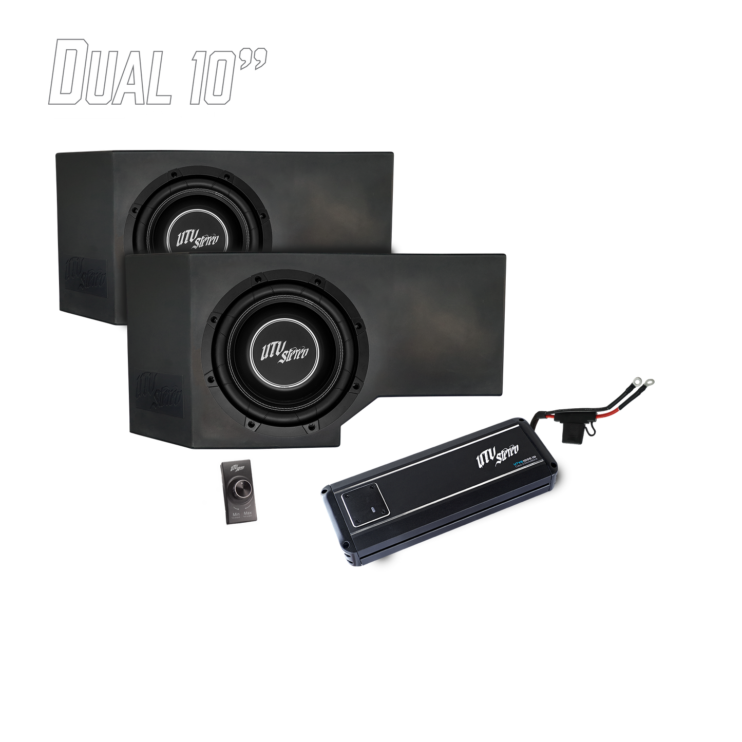 Can-Am® Defender HD11 1000W Dual 10" Subwoofer Kit | UTVS-DEF2-1000-2-GO