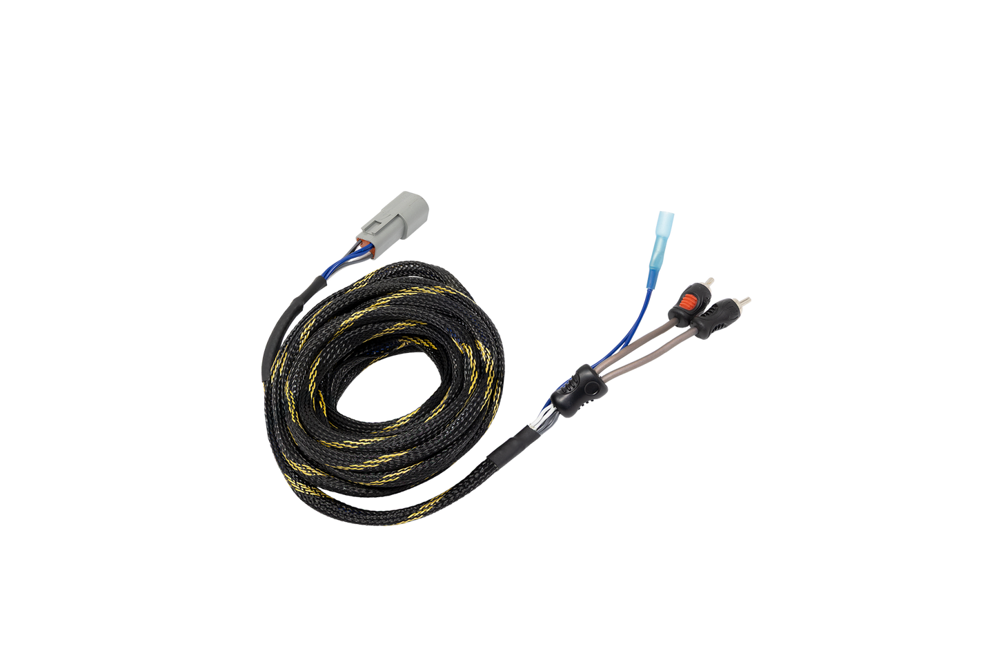 UTV Stereo Defender HD11 BRP GO! Subwoofer RCA Output Harness - 16' | UTVS-DEF2-GO-SUB-OUT-16
