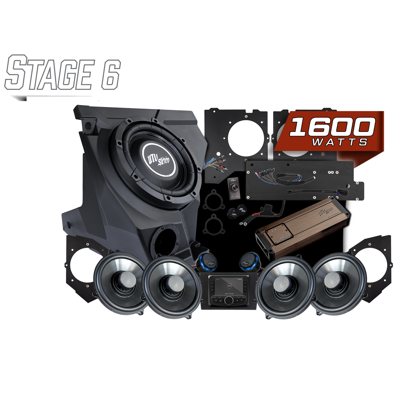 KAWASAKI® TERYX H2 Elite Stage 6 Stereo Kit | UTVS-H2-S6
