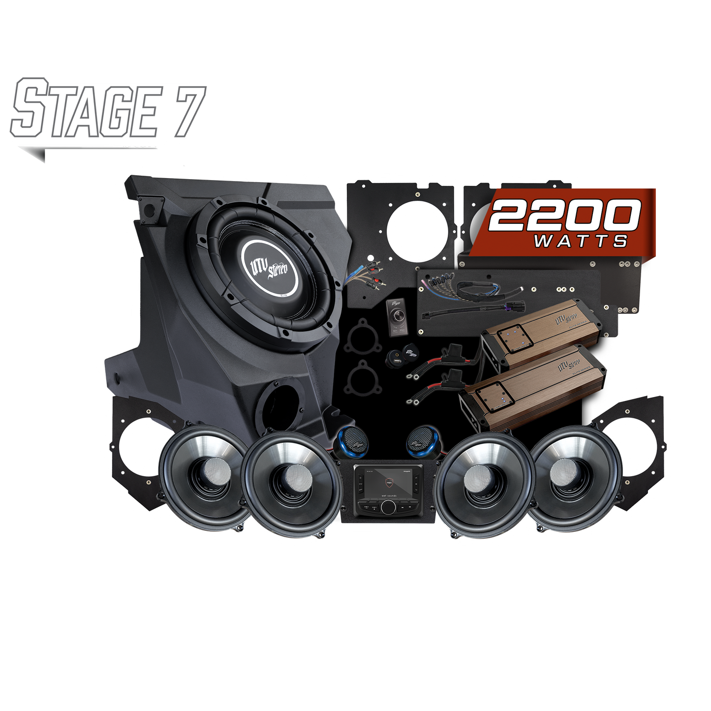 KAWASAKI® TERYX H2 Elite Stage 7 Stereo Kit | UTVS-H2-S7