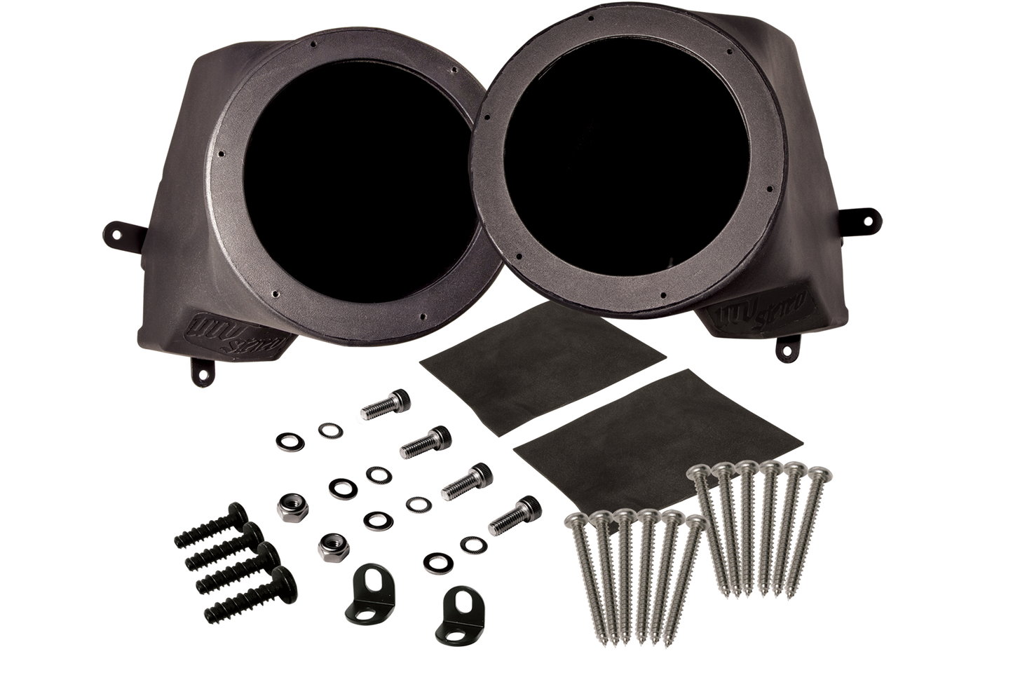 '20-'24 RZR® Pro Series 6.5" Dash Panel Speaker Enclosures (Pair) | UTVS-PRO-DP65
