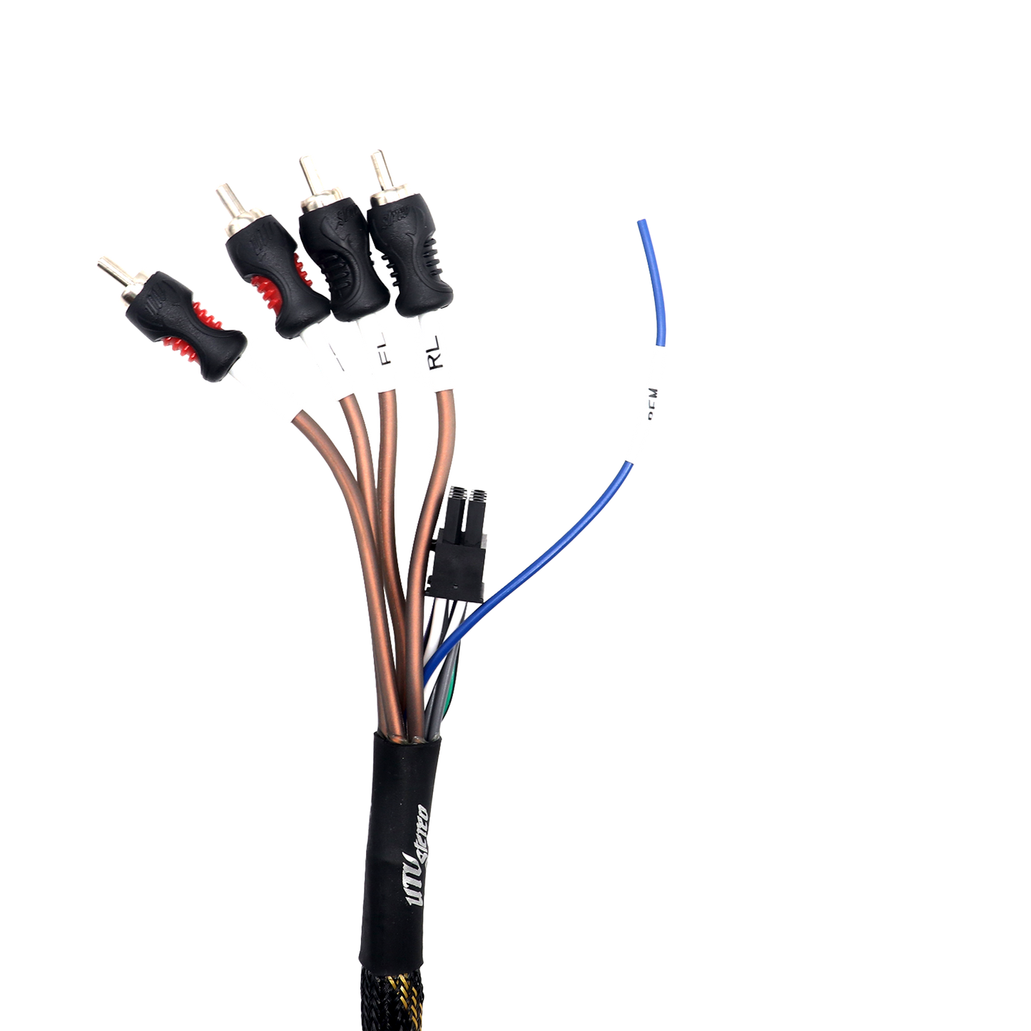 '20-'26 RZR® Pro Series Ride Command Front & Rear RCA Output + Speaker Wire & Remote | UTVS-PRO-RC-RCA-OUT
