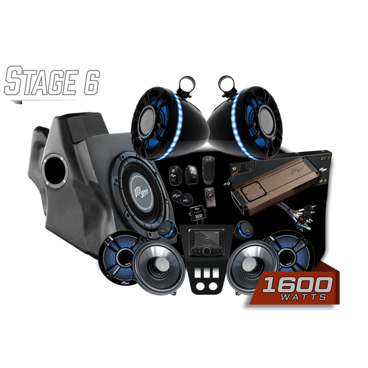 '20-'24 RZR® Pro Series Elite Stage 6 Stereo Kit | UTVS-PRO-S6-E