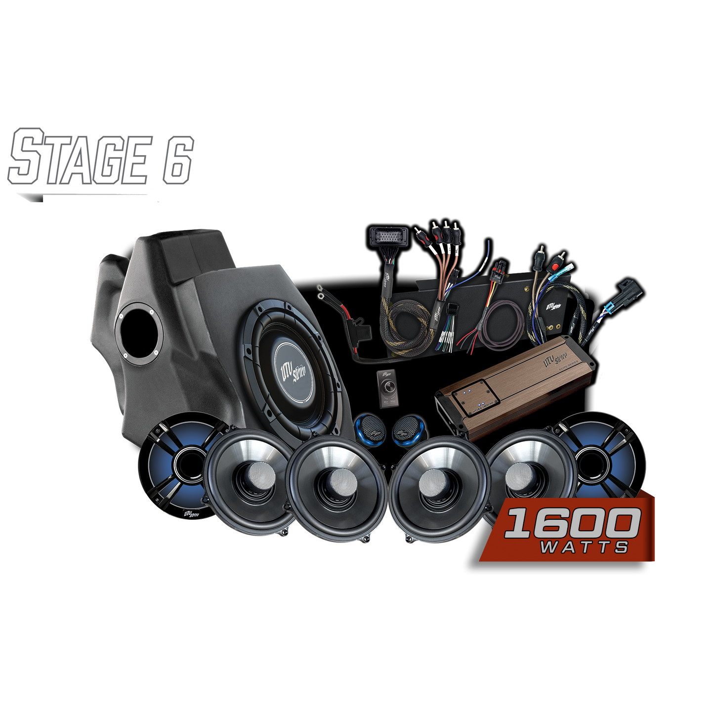 '20-'24 RZR® Pro Series Ride Command® Stage 6 Stereo Kit | UTVS-PRO-S6-RC