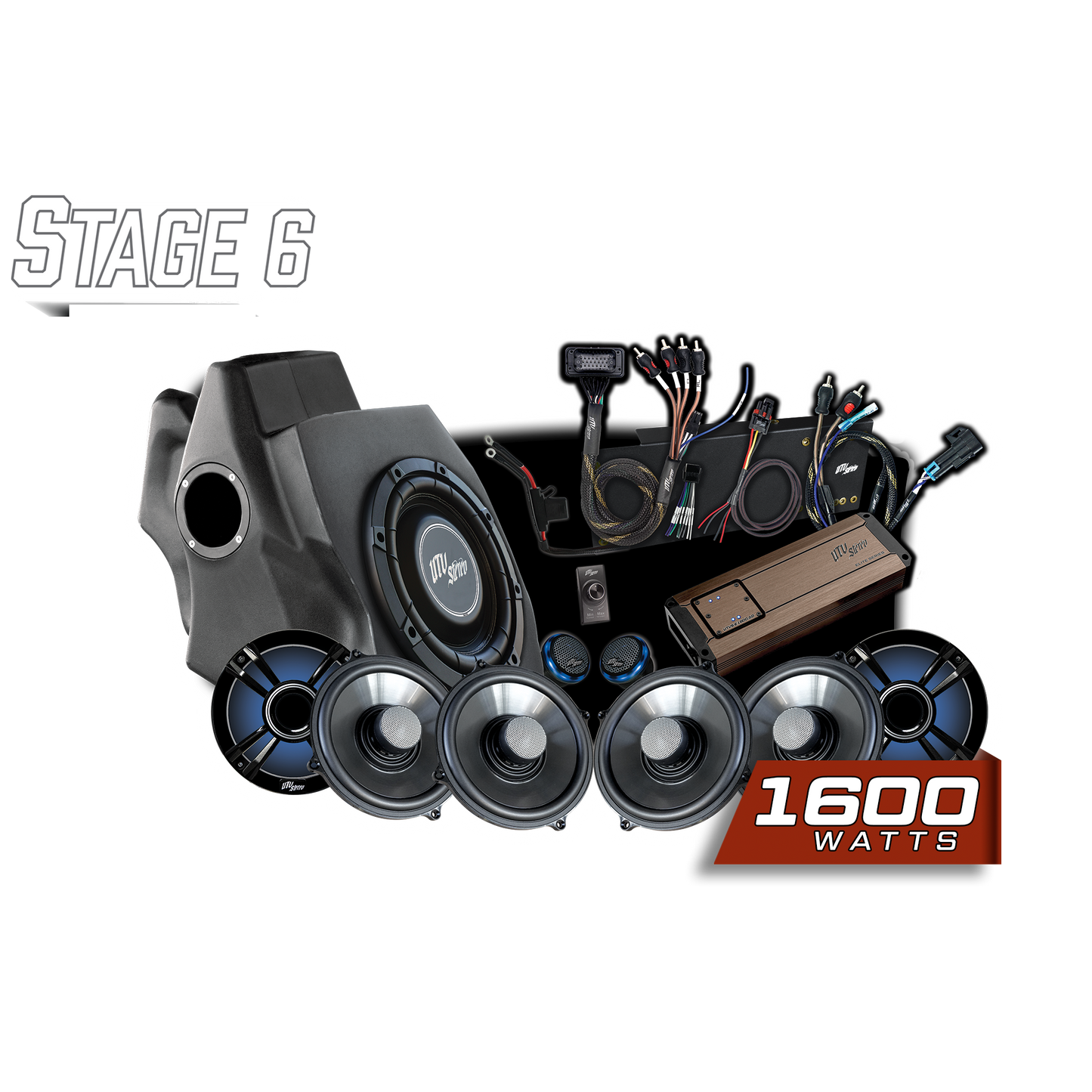 '20-'24 RZR® Pro Series Ride Command® Stage 6 Stereo Kit | UTVS-PRO-S6-RC