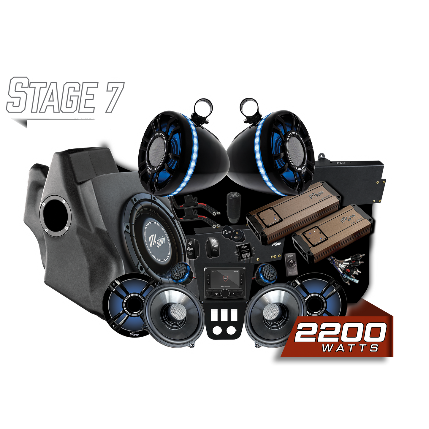 '20-'24 RZR® Pro Series Elite Stage 7 Stereo Kit | UTVS-PRO-S7-E