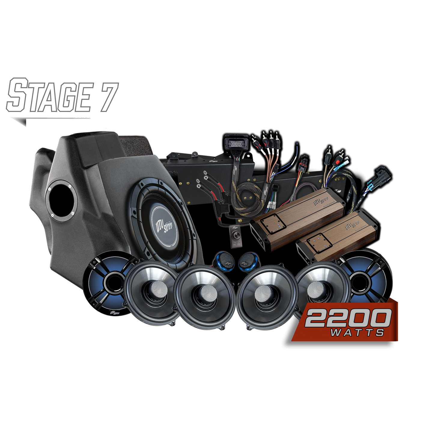 '20-'24 RZR® Pro Series Ride Command® Stage 7 Stereo Kit | UTVS-PRO-S7-RC