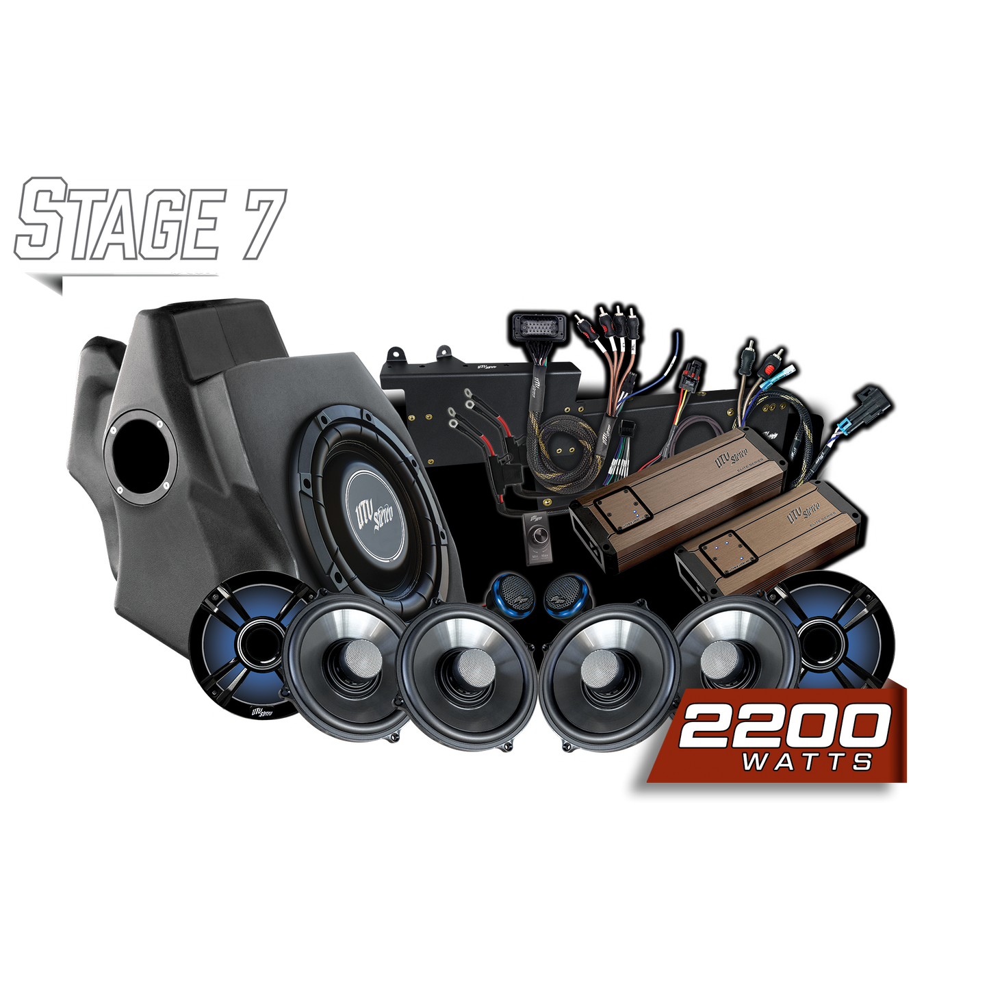 '20-'24 RZR® Pro Series Ride Command® Stage 7 Stereo Kit | UTVS-PRO-S7-RC