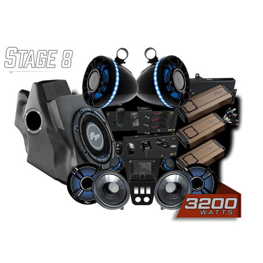 '20-'24 RZR® Pro Series Elite Stage 8 Stereo Kit | UTVS-PRO-S8-E