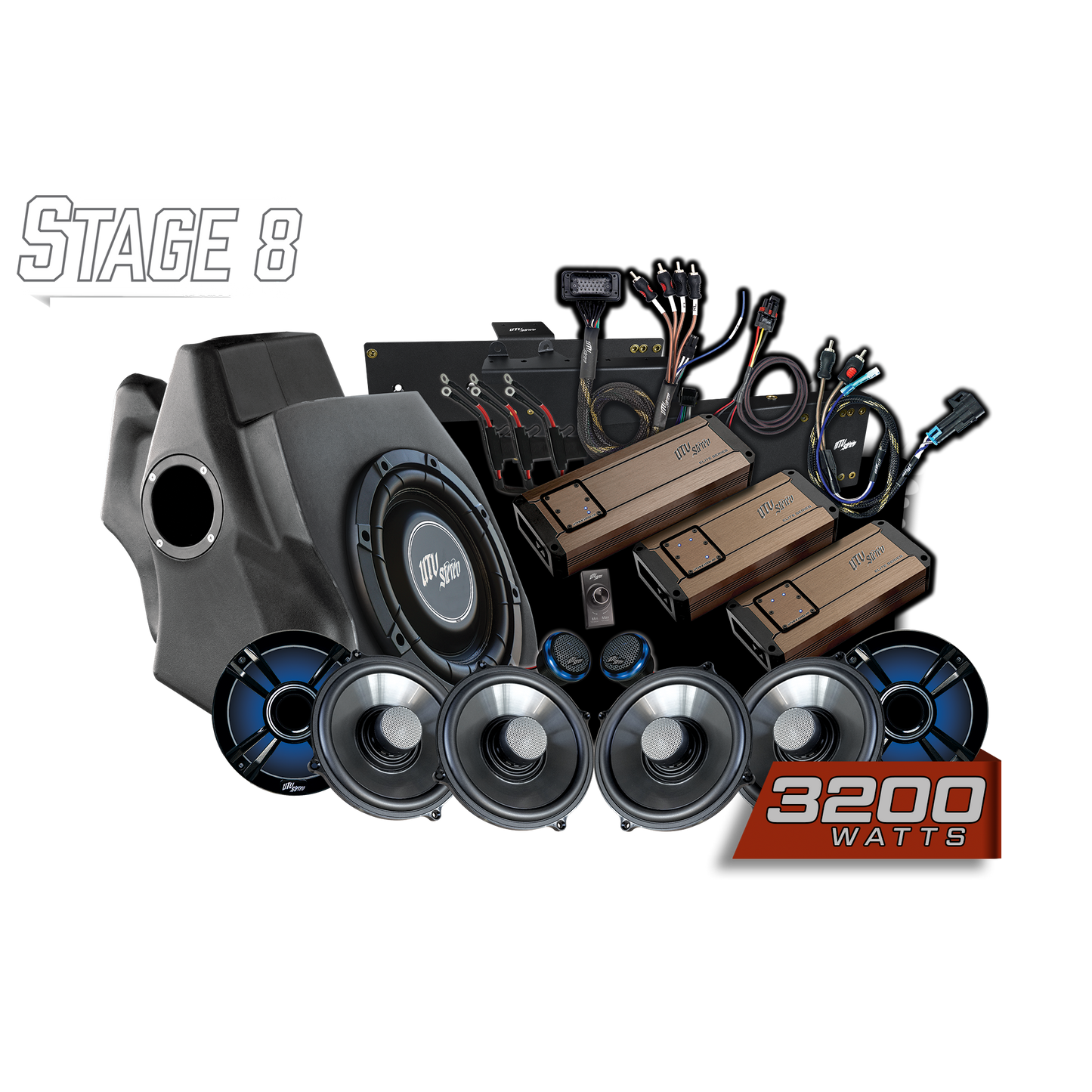'20-'24 RZR® Pro Series Ride Command® Stage 8 Stereo Kit | UTVS-PRO-S8-RC
