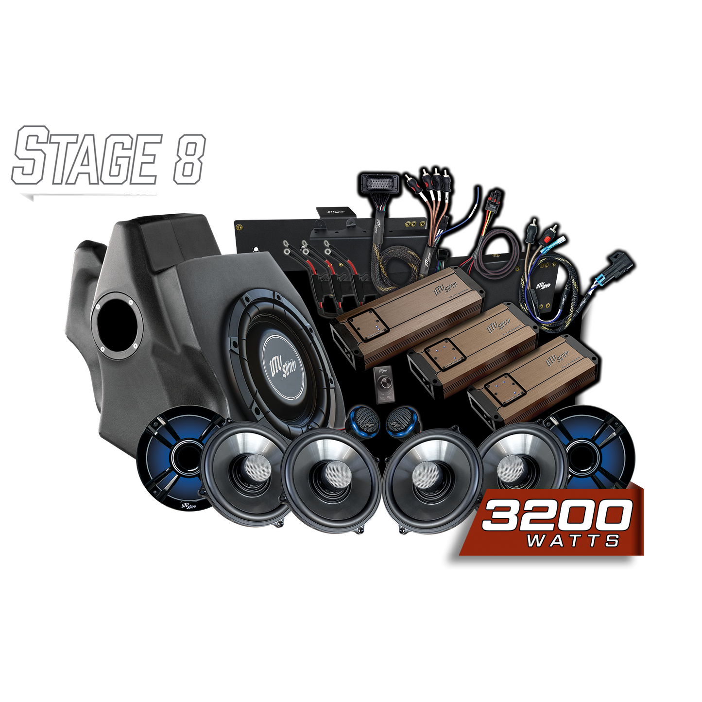 '20-'24 RZR® Pro Series Ride Command® Stage 8 Stereo Kit | UTVS-PRO-S8-RC