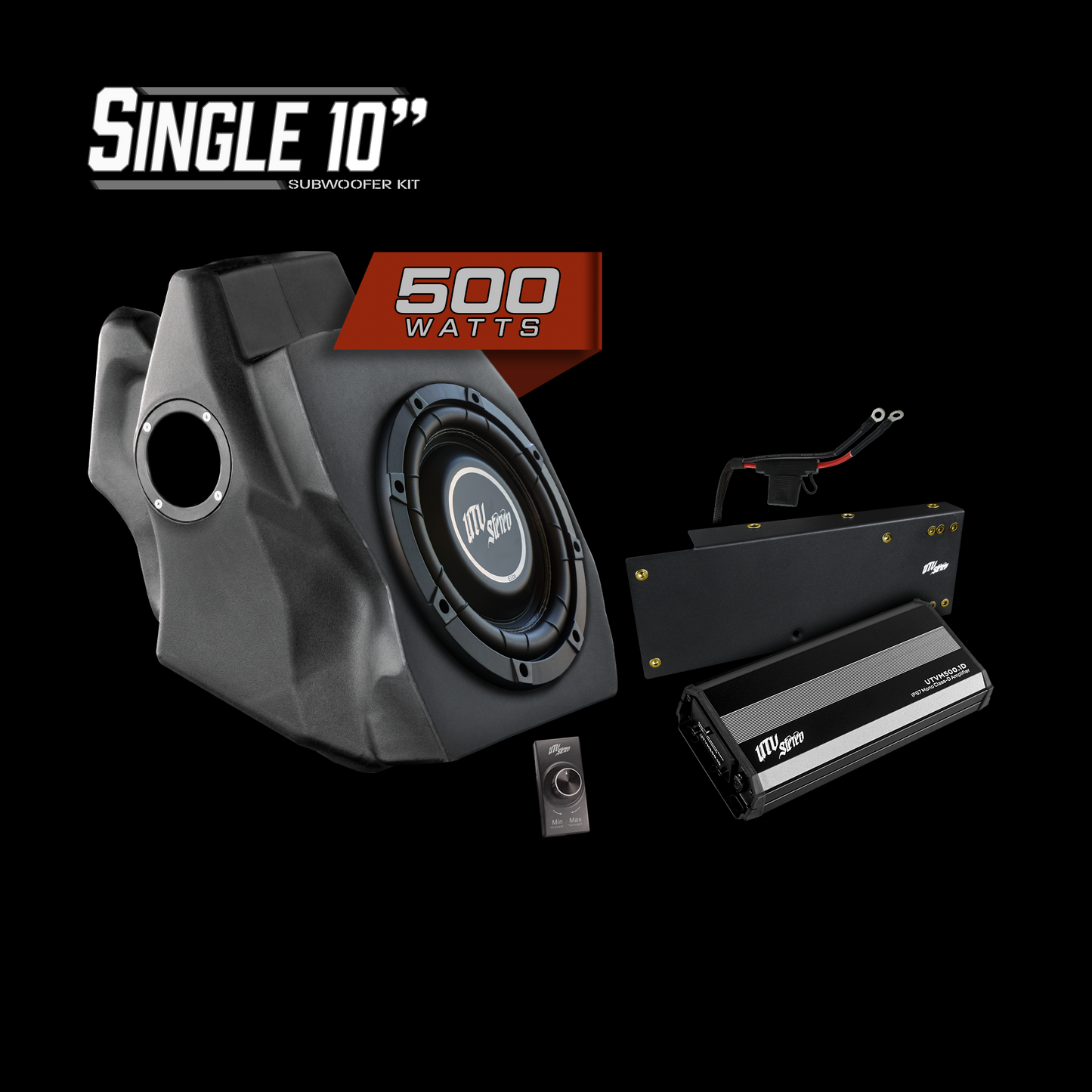 '20-'24 RZR® Pro Series 500W Subwoofer Kit | UTVS-PRO-SUB-500-1