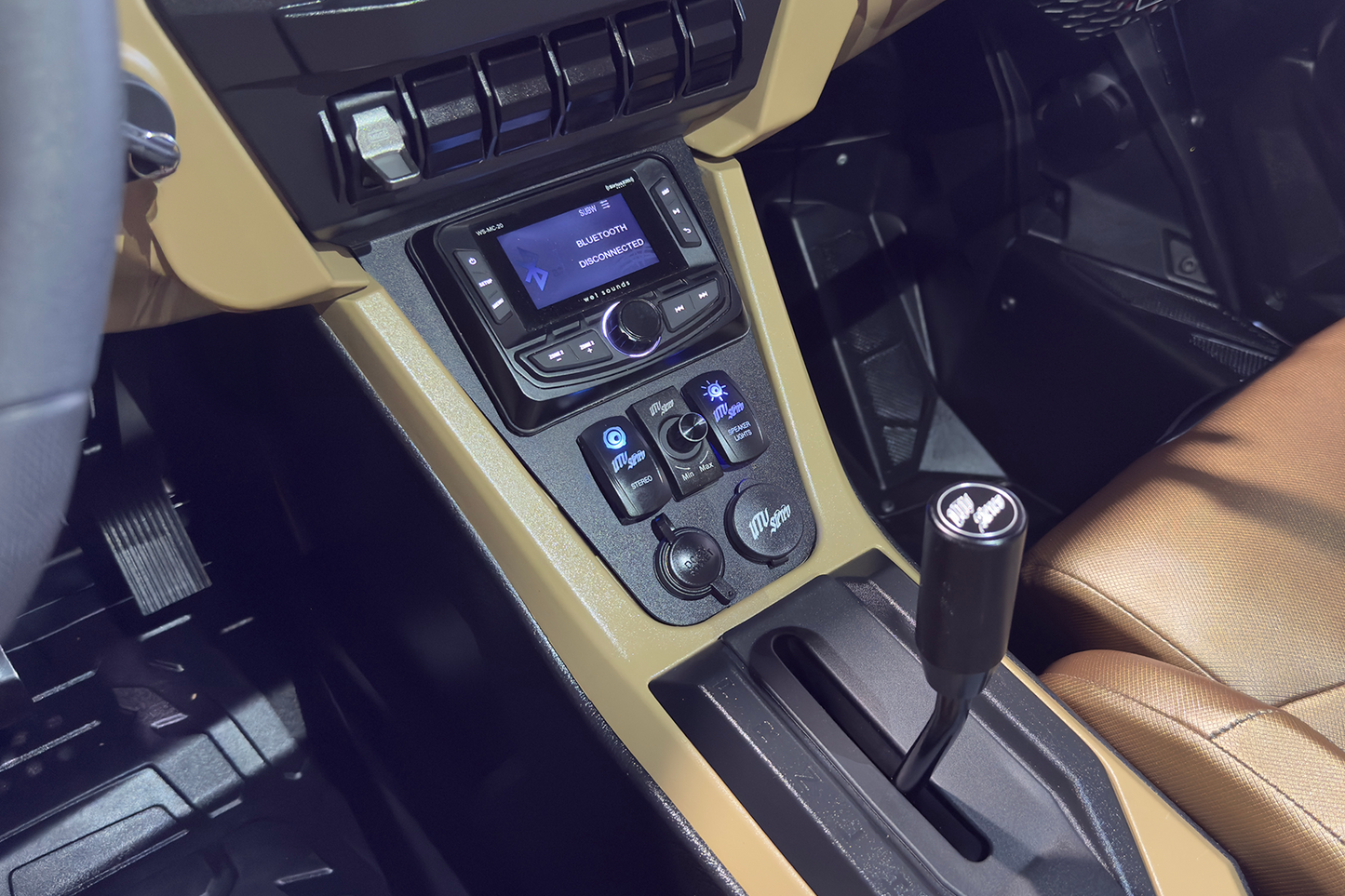 '26 RZR® Pro R w/ 10.4" Touchscreen Head Unit Mount | UTVS-PRO2-HUMT-104-DASHKIT-RKR