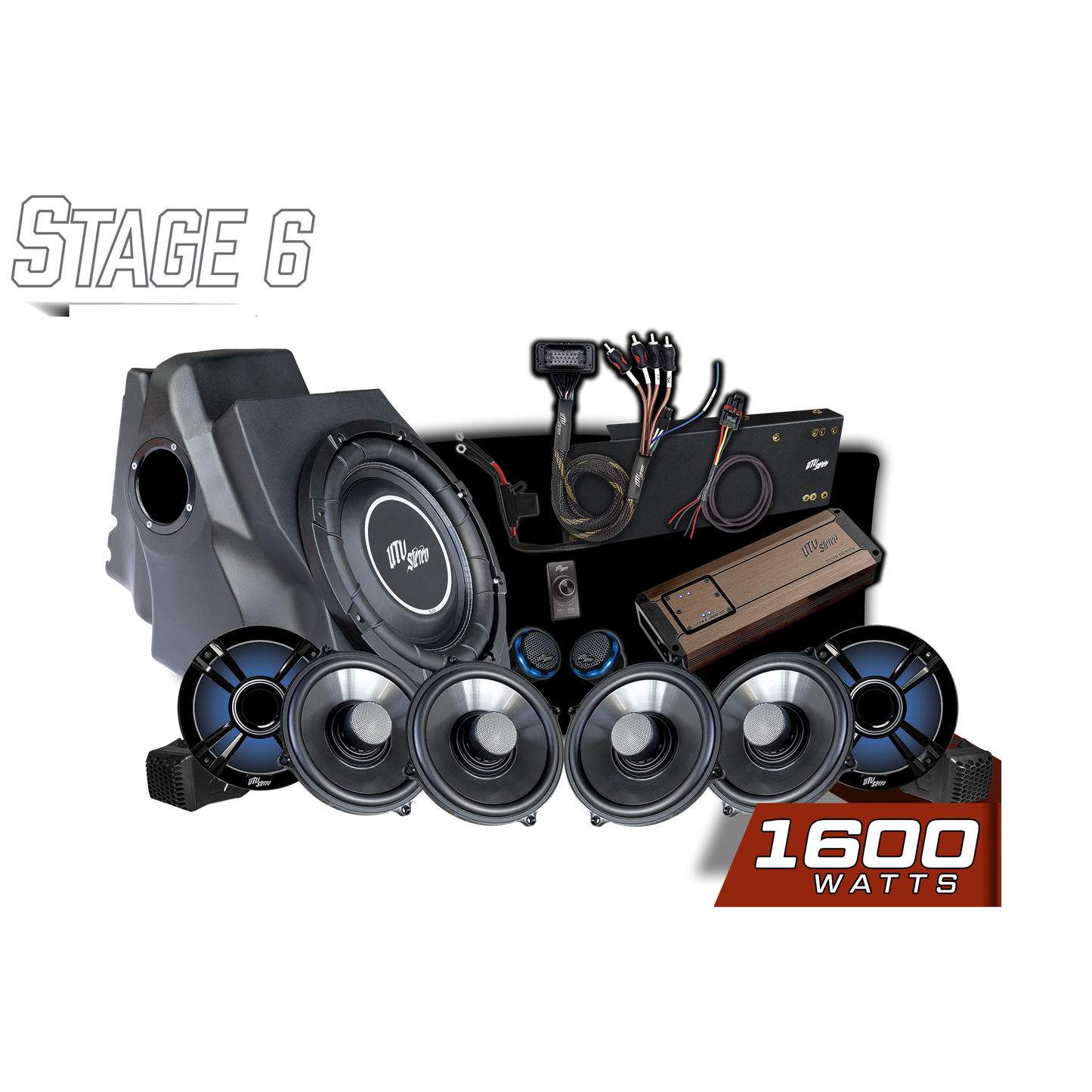 '25-'26 RZR® Pro Series Ride Command® Stage 6 Stereo Kit | UTVS-PRO2-S6-RC