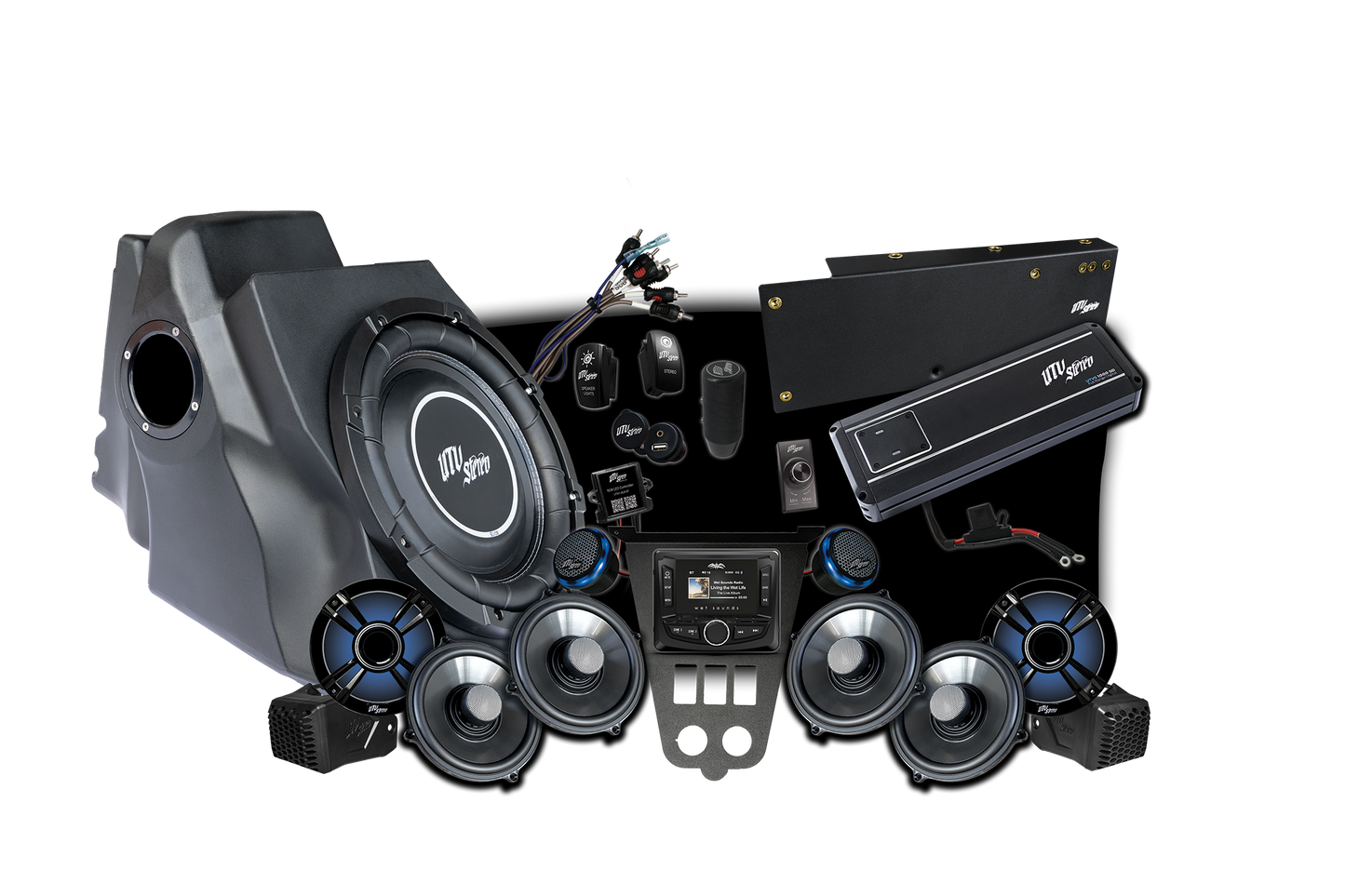 '25-'26 RZR® Pro Series Signature Stage 6 Stereo Kit | UTVS-PRO2-S6-S