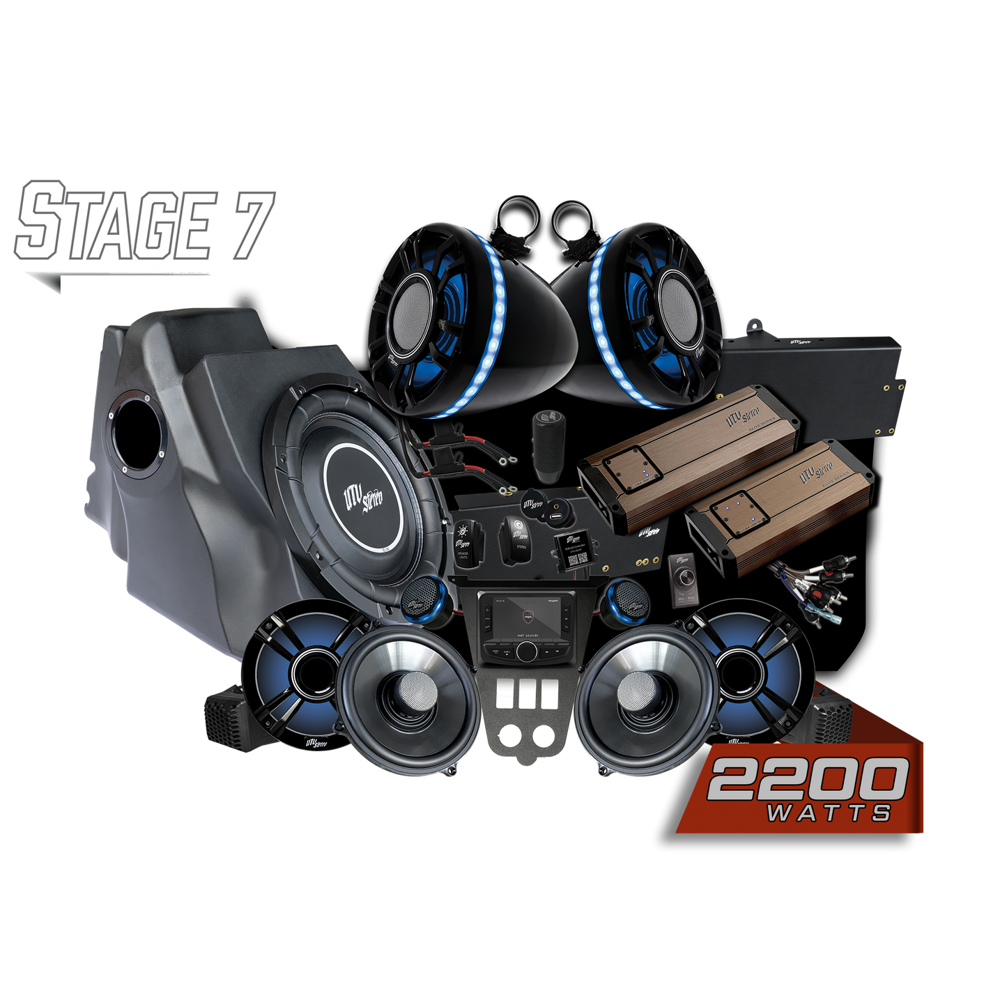 '25-'26 RZR® Pro Series Elite Stage 7 Stereo Kit | UTVS-PRO2-S7-E