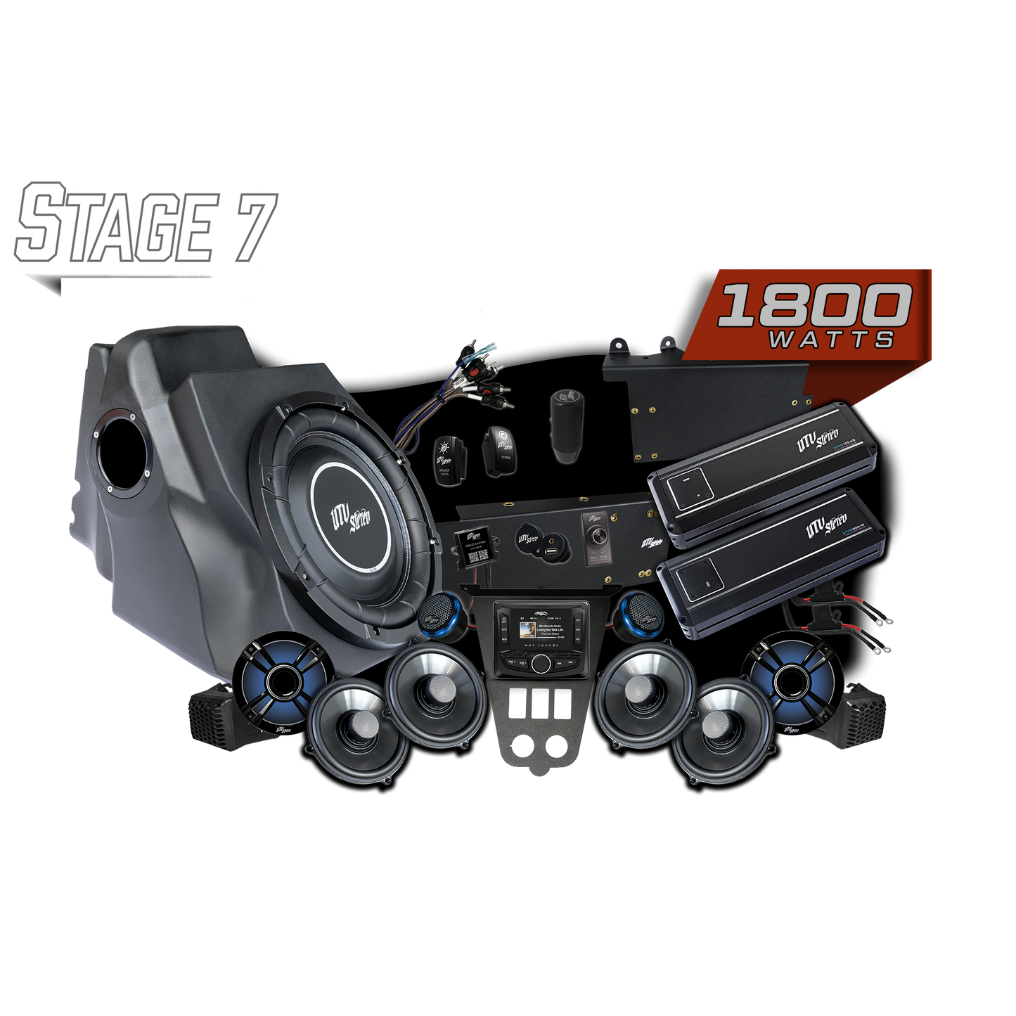 '25-'26 RZR® Pro Series Signature Stage 7 Stereo Kit | UTVS-PRO2-S7-S